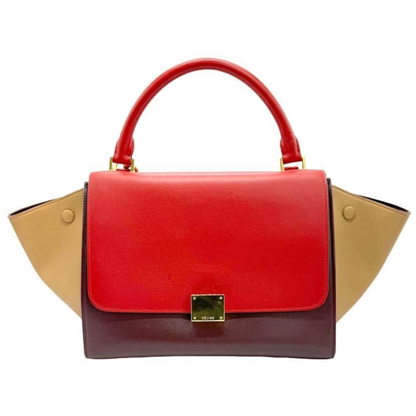 Céline Trapèze MultiColor Leather Good condition - Front View