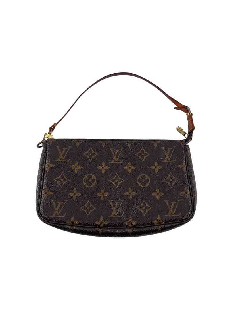 Louis Vuitton Pochette Accessoire Brown Canvas Good condition - Front View