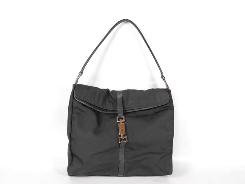 Gucci Jackie Black Canvas Good condition - Front View