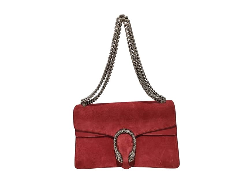 Gucci Dionysus Red Suede Good condition - Front View