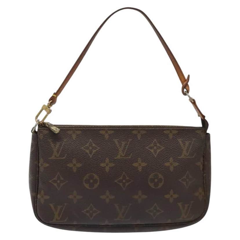 Louis Vuitton Pochette Accessoire Brown Canvas Good condition - Front View