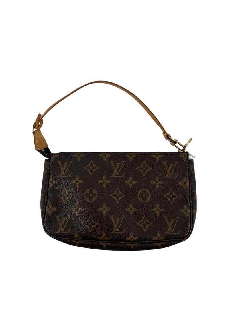 Louis Vuitton Pochette Accessoire Brown Canvas Good condition - Front View