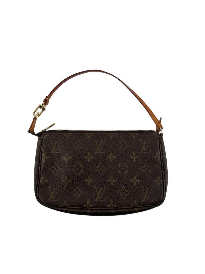 Louis Vuitton Pochette Accessoire Brown Canvas Good condition - Front View