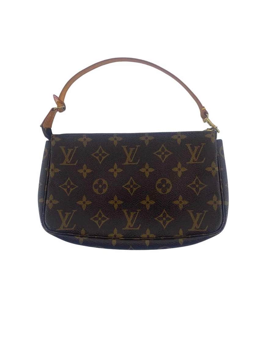 Louis Vuitton Pochette Accessoire Brown Canvas Good condition - Front View