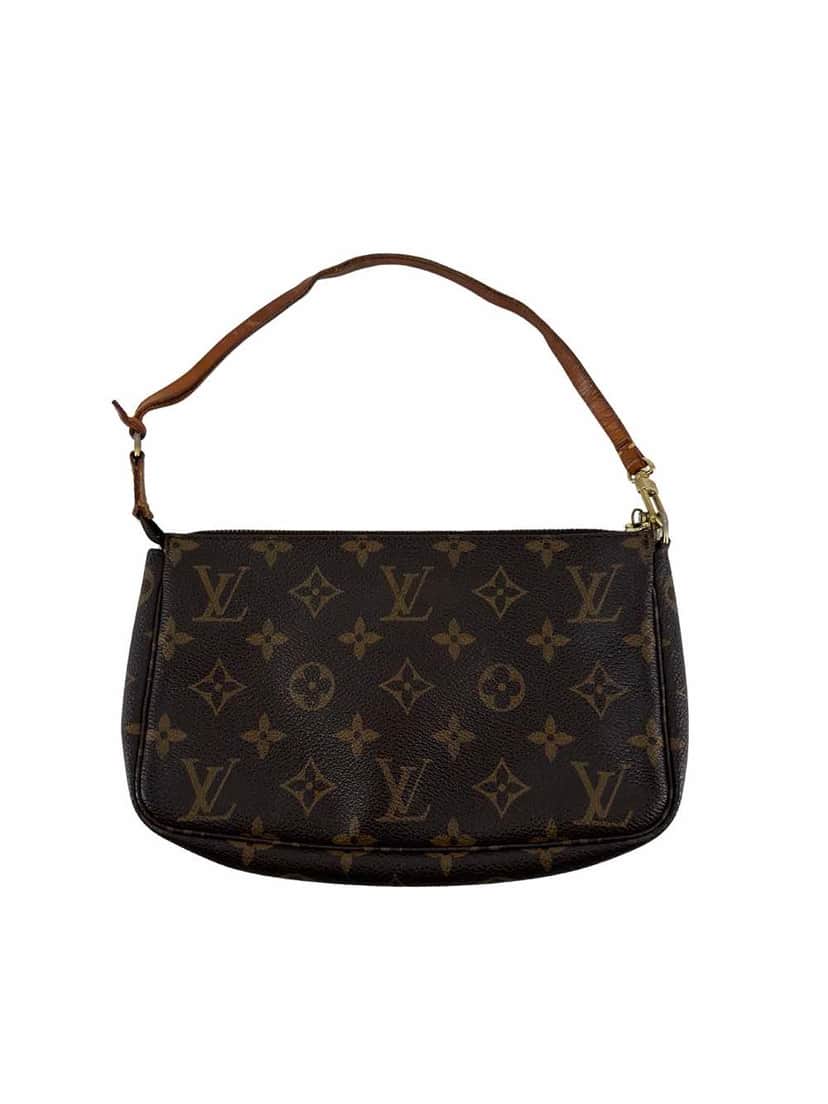 Louis Vuitton Pochette Accessoire Brown Canvas Good condition - Front View