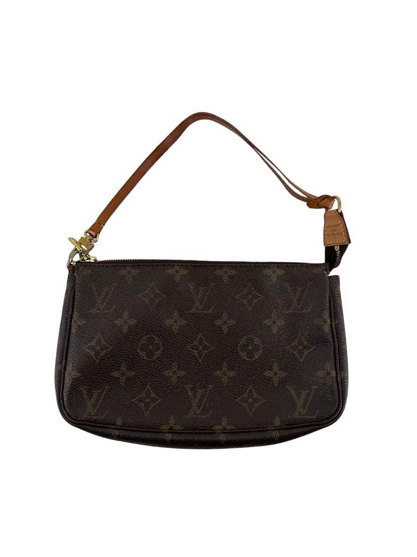 Louis Vuitton Pochette Accessoire Brown Canvas Good condition - Front View