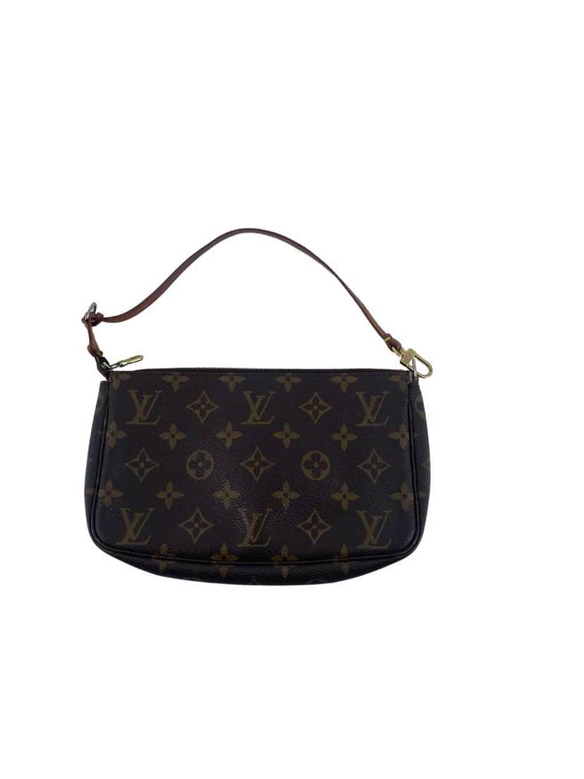 Louis Vuitton Pochette Accessoire Brown Canvas Good condition - Front View