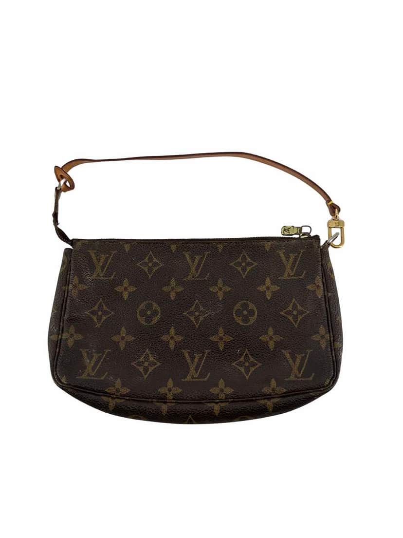 Louis Vuitton Pochette Accessoire Brown Canvas Good condition - Front View