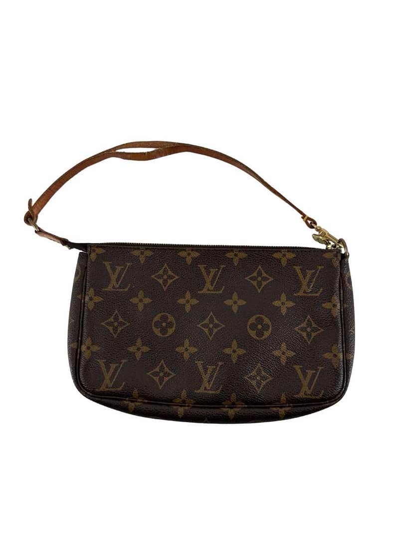 Louis Vuitton Pochette Accessoire Brown Canvas Good condition - Front View