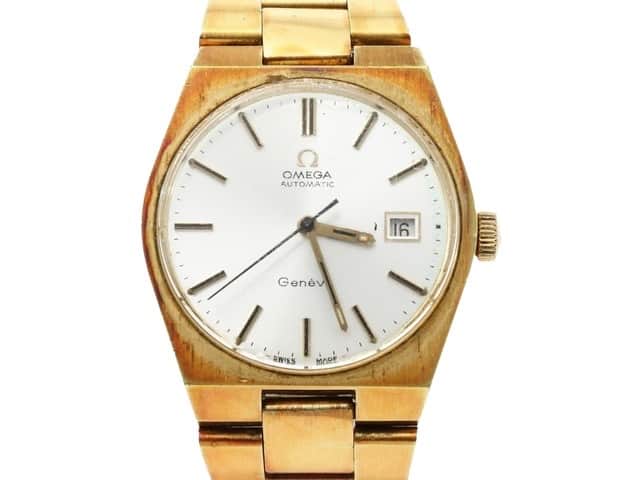 Omega Automatic Gold Metal Good condition - Front View