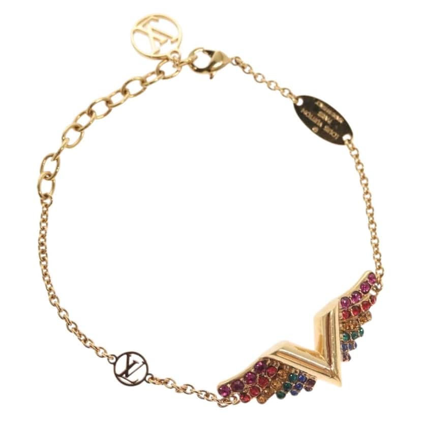 Louis Vuitton Essential V California Dreaming Bracelet Gold Metal Good condition - Front View