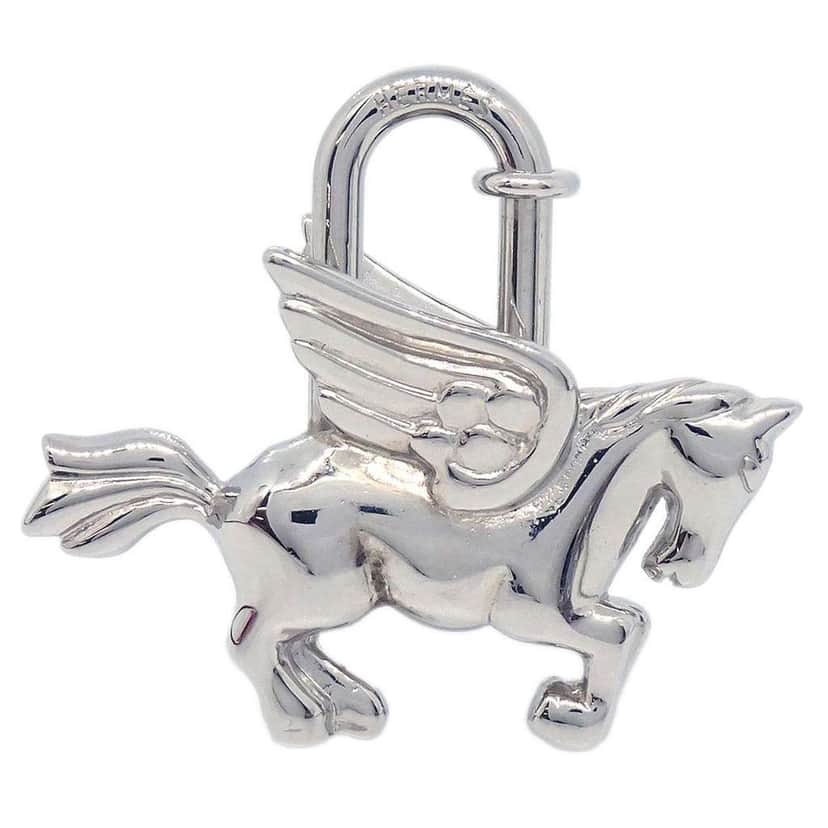 Hermès Cadena Silver Good condition - Front View