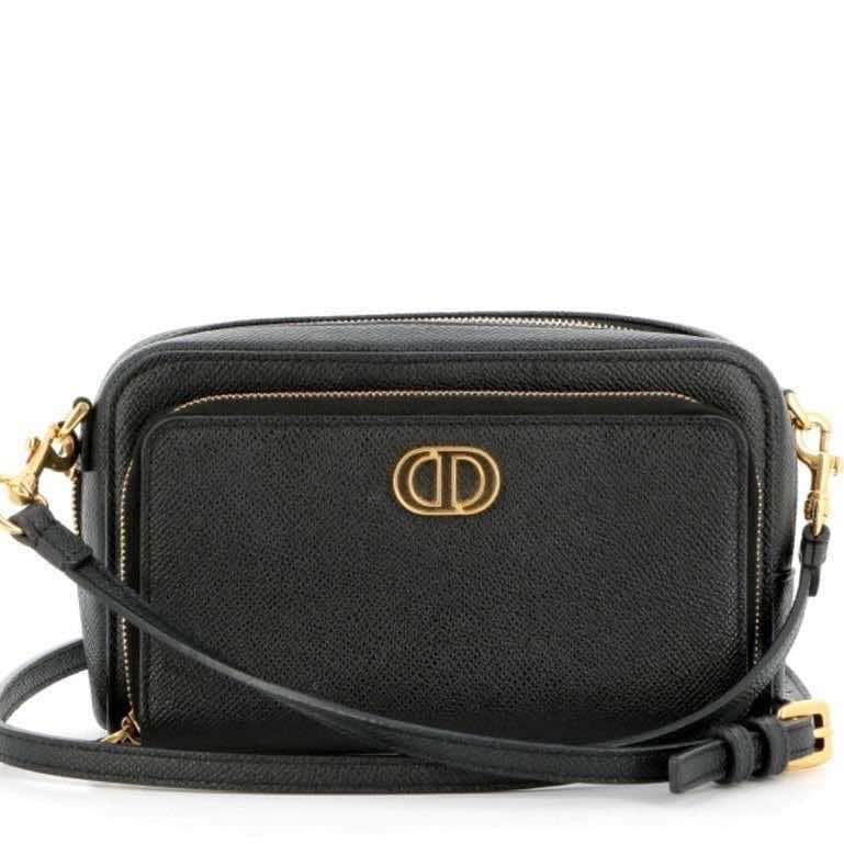 Dior Caro Black Leather Very good condition - Front View