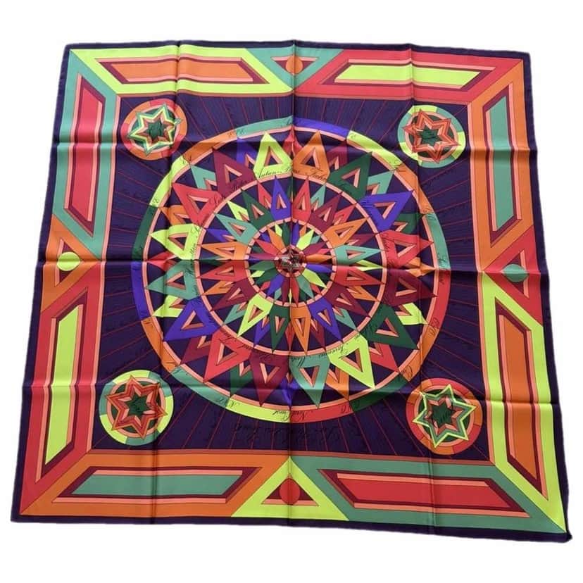 Hermès La rose des vents Other Silk Very good condition - Front View