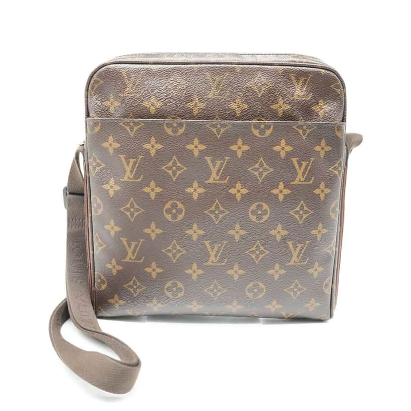 Louis Vuitton Messenger Bag Monogram Canvas Brown Brown Canvas Fair condition - Front View