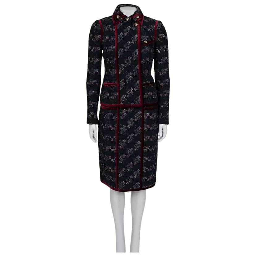 Chanel Métiers d'Art Paris Moscou Skirt Black Cotton Very good condition - Front View