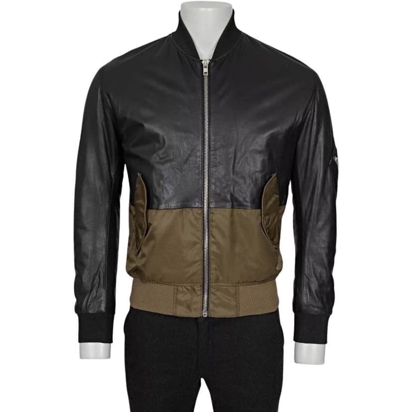 Alexander Mcqueen McQ Faux Jacket Black Very good condition - Front View