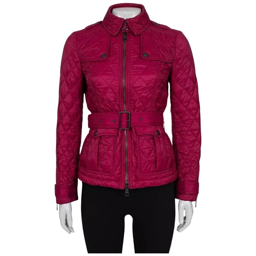 Burberry Fitted Jacket Pink Very good condition - Front View