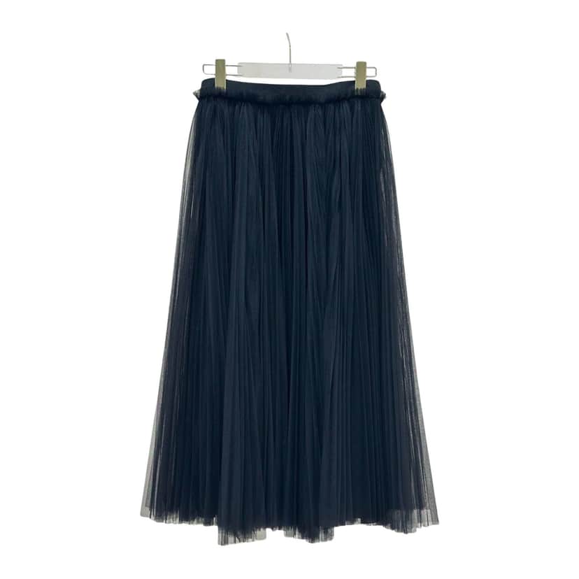 Dolce & Gabbana Tulle Lace Skirt Black Lace Very good condition - Front View