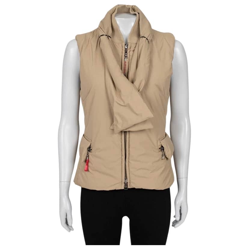Prada Vest with Removable Elements Beige Very good condition - Front View