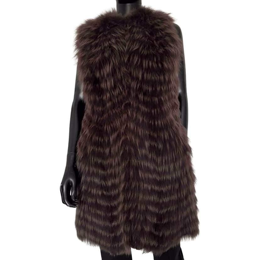 Dior Christian Sleeveless Coat Excellent Black Cotton Very good condition - Front View