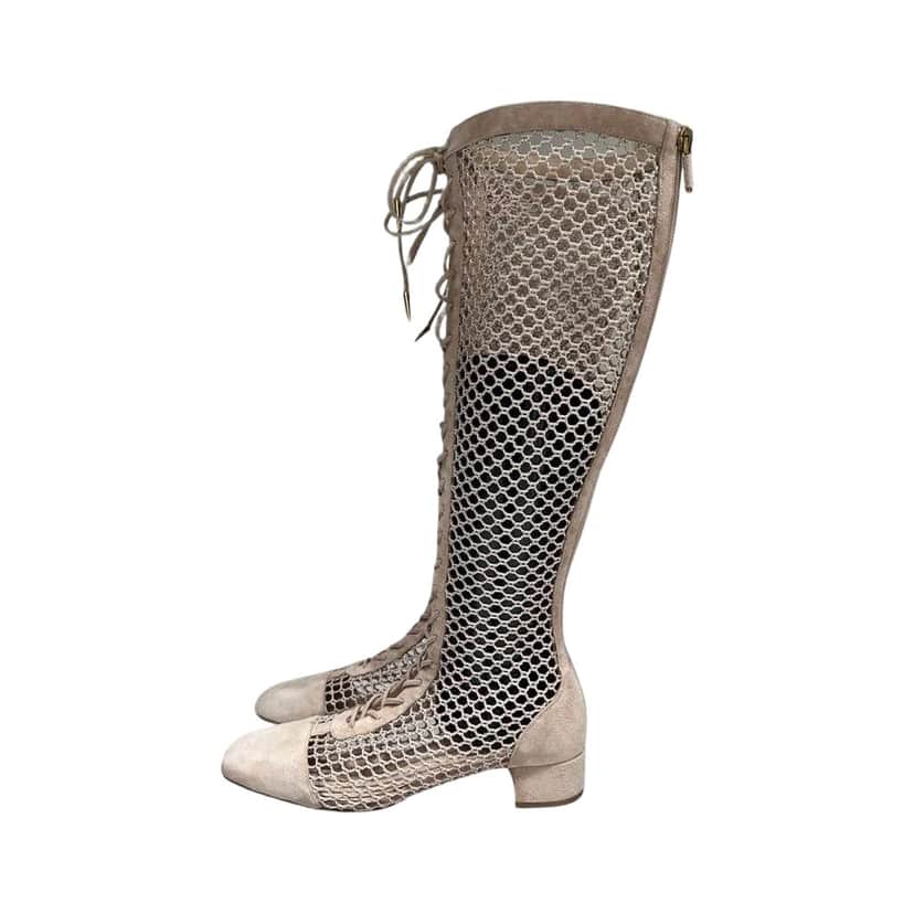 Dior Christian Resille Naughtily D Lace Beige Lace Very good condition - Front View