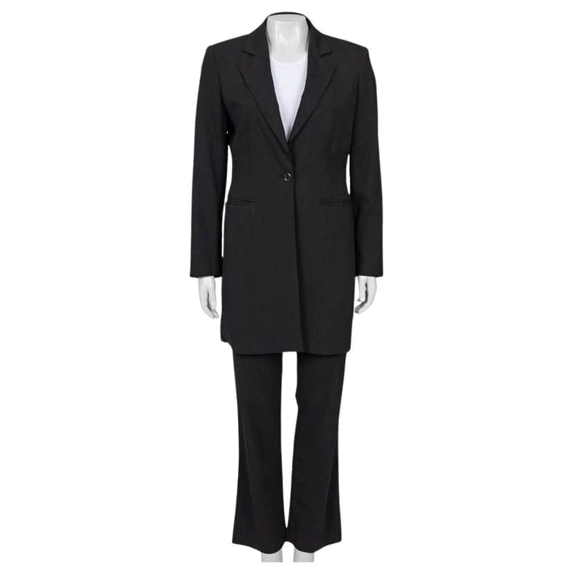 Gianfranco Ferré Suit Black Wool Very good condition - Front View