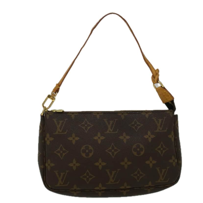 Louis Vuitton Pochette Accessoire Brown Canvas Good condition - Front View