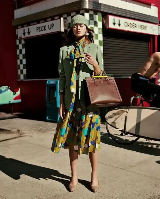 Bonnie Panasenko as featured for Gucci and in the 100 years Extravaganza.