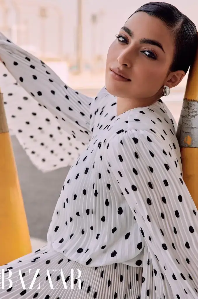Amna Al Qubaisi's Photoshoot with Harper's Bazaar Arabia