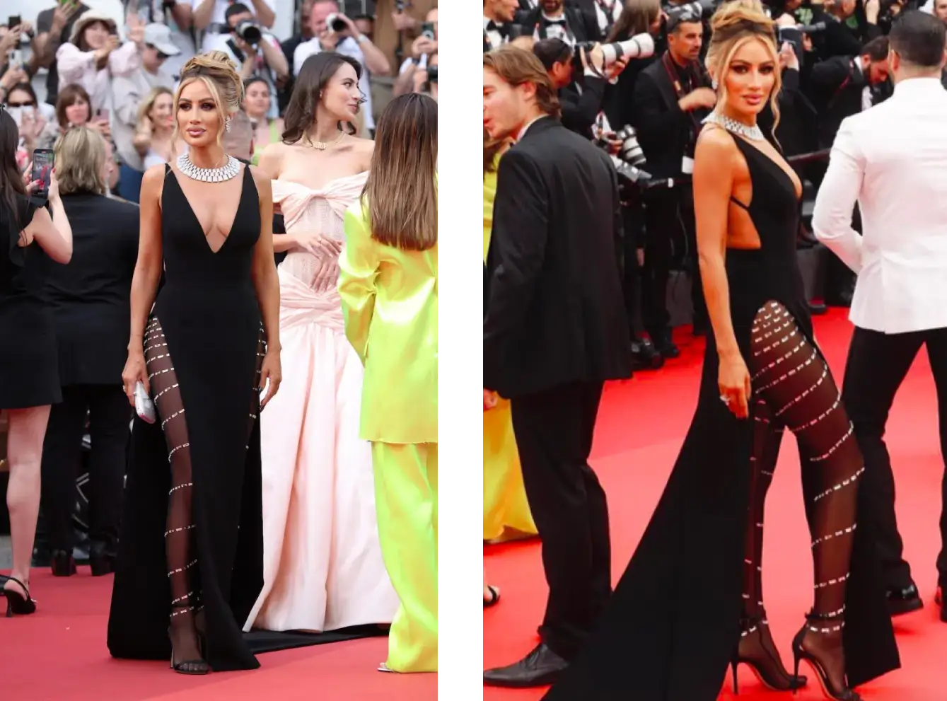 Maya Diab attends the “Jeanne du Barry” Screening & opening ceremony red carpet at the 76th annual Cannes film festival at Palais des Festivals on May 16, 2023 in Cannes, France.