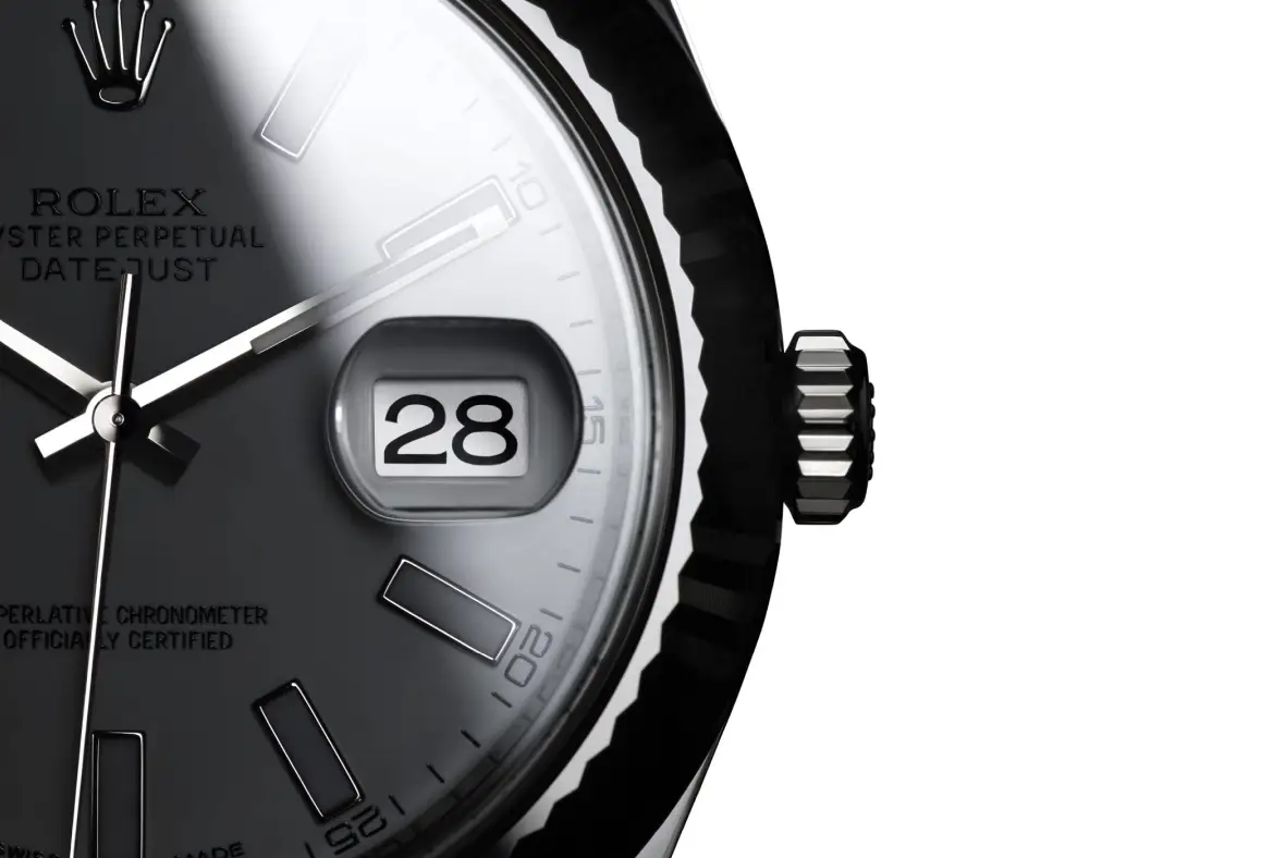 Date display safeWindow?.on a Rolex