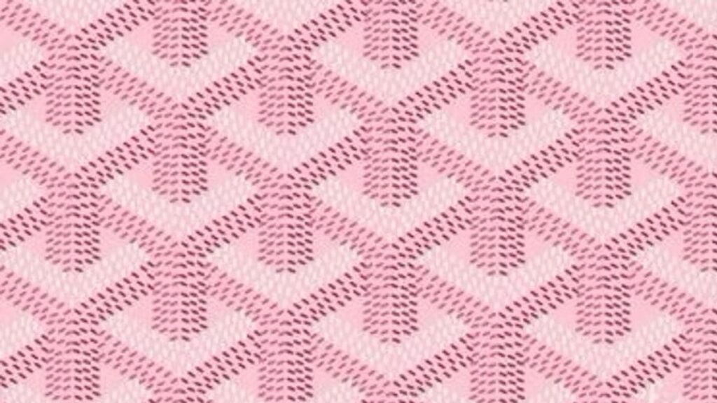 Goyard Goyardine pink chevron canvas pattern — pre-owned buying guide 2026