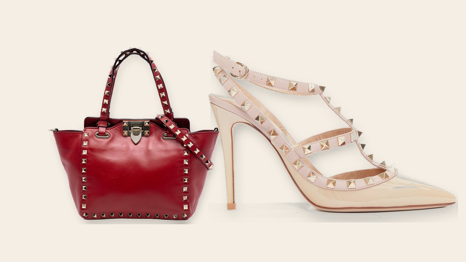 Valentino rockstud bag shoes dubai
