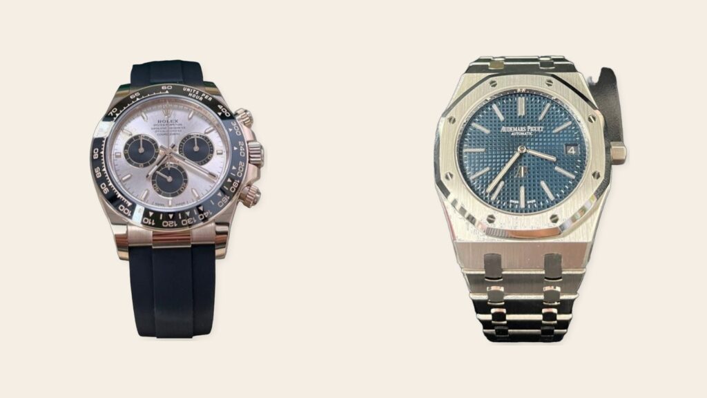 Pre-owned Rolex Cosmograph Daytona and Audemars Piguet Royal Oak from Libas Collective Dubai