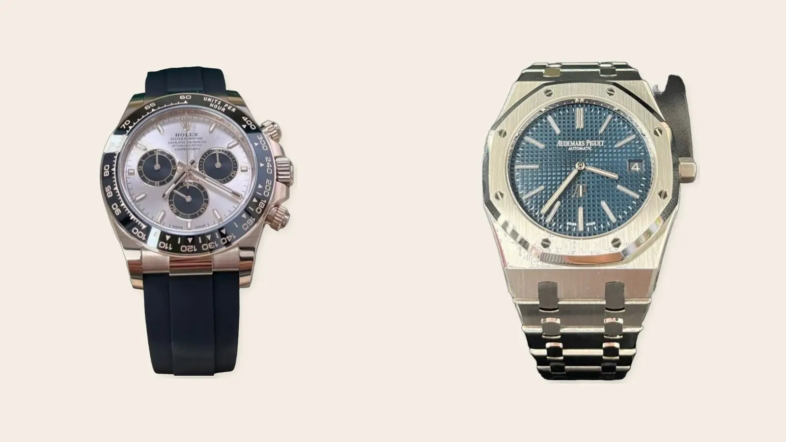 Pre-owned Rolex Cosmograph Daytona and Audemars Piguet Royal Oak from Libas Collective Dubai