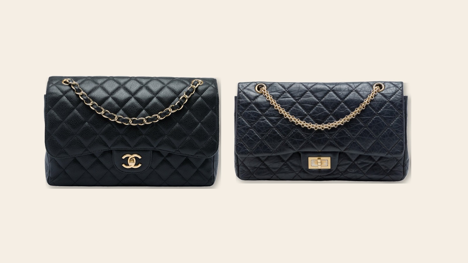 Pre-owned Chanel Classic Flap and 2.55 Reissue handbags